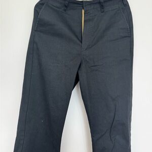 1970s Straight Leg Work Pants (Black)